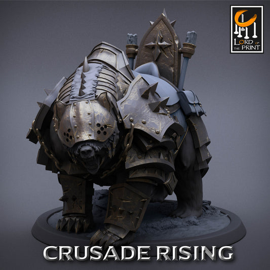 Crusader Bears Armored | Aussie 3D Printed Miniatures and Terrain