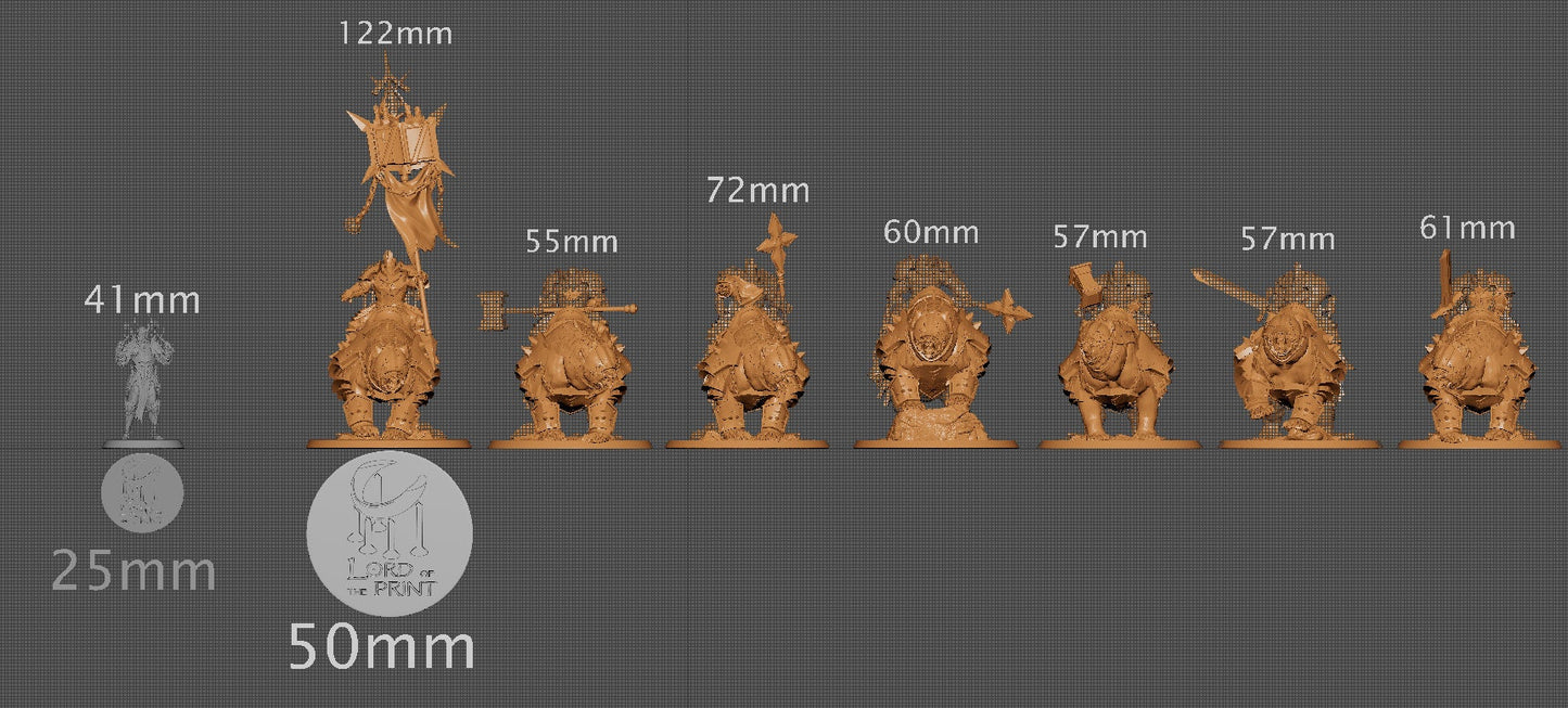 Bear Riders | Aussie 3D Printed Miniatures and Terrain