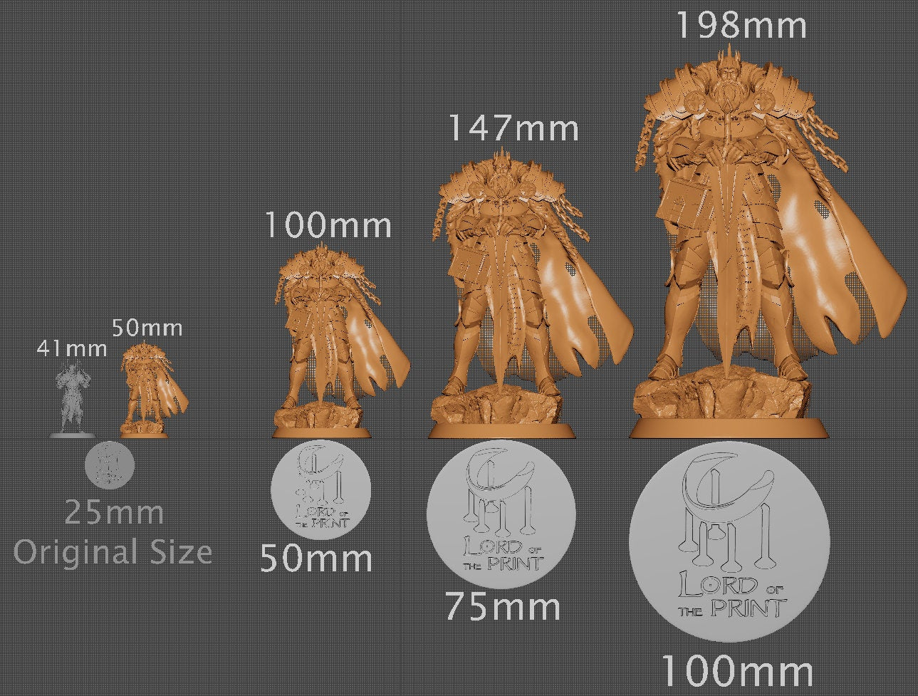 The Crusader King | Aussie 3D Printed Miniatures and Terrain