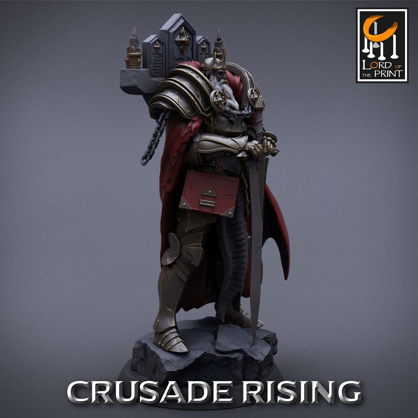 The Crusader King | Aussie 3D Printed Miniatures and Terrain