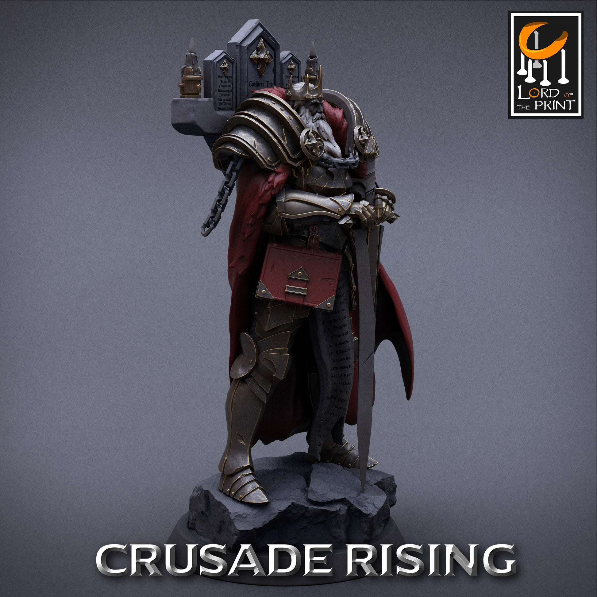 The Crusader King | Aussie 3D Printed Miniatures and Terrain