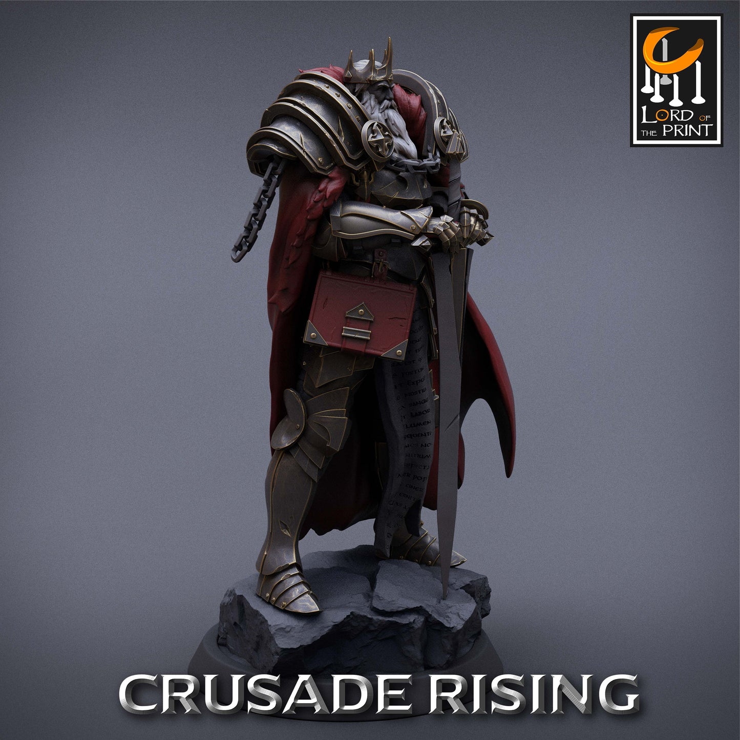 The Crusader King | Aussie 3D Printed Miniatures and Terrain