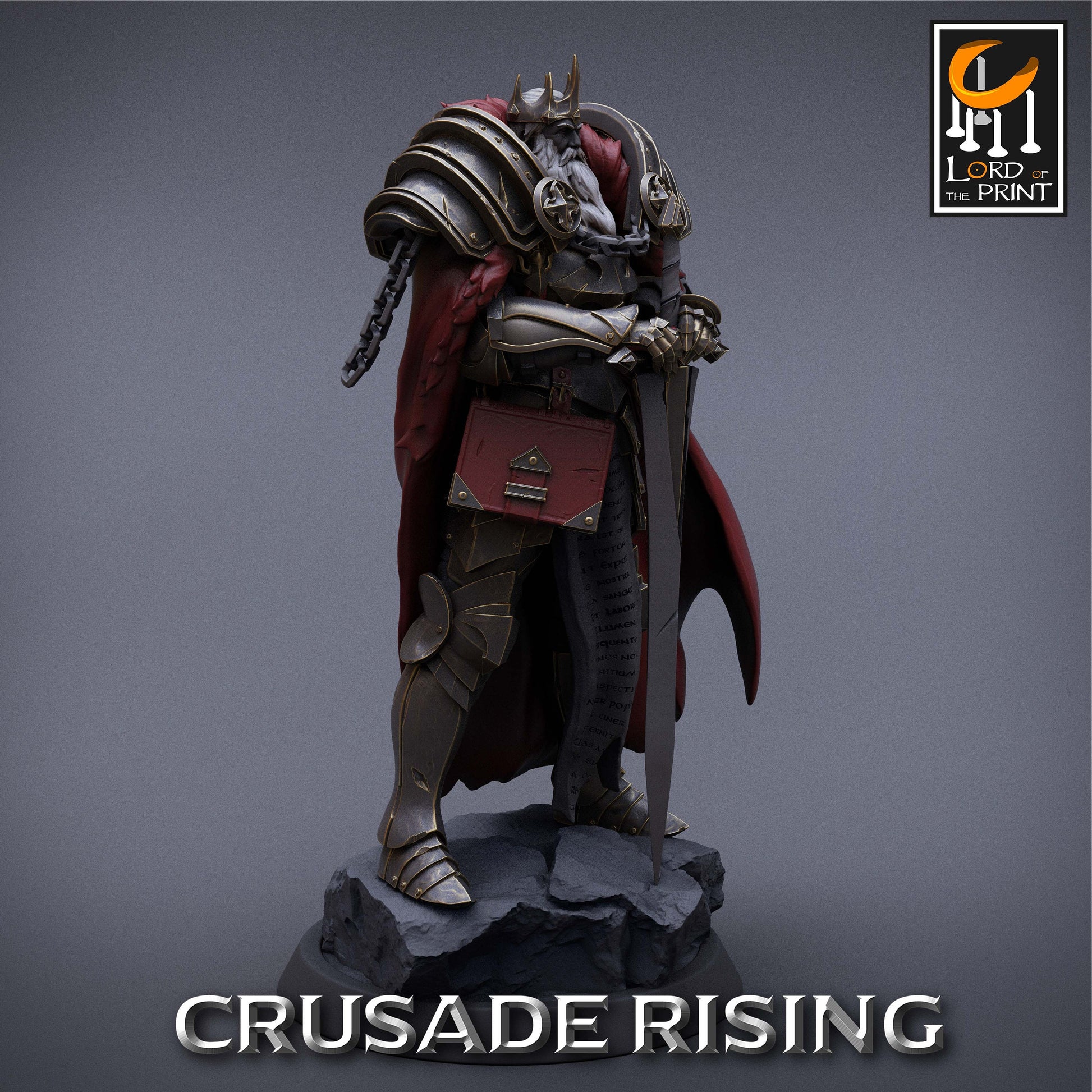 The Crusader King | Aussie 3D Printed Miniatures and Terrain