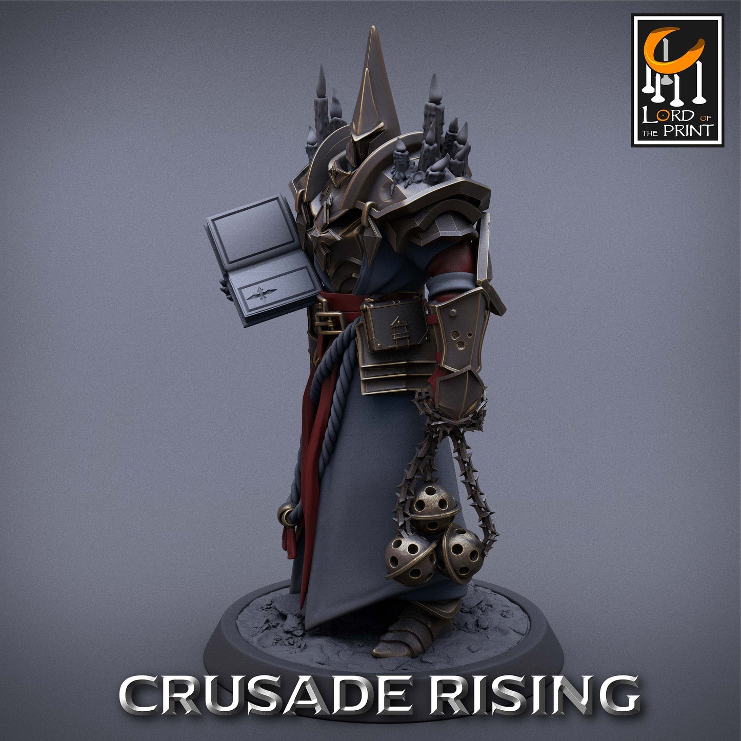 The Crusader Head Priest | Aussie 3D Printed Miniatures and Terrain