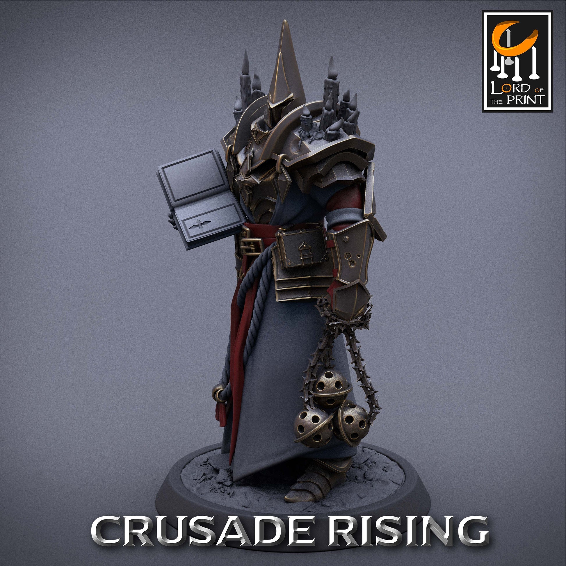 The Crusader Head Priest | Aussie 3D Printed Miniatures and Terrain