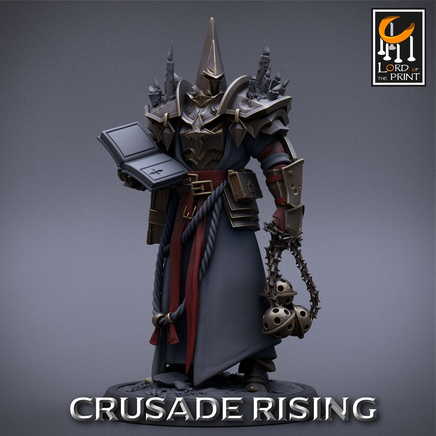 The Crusader Head Priest | Aussie 3D Printed Miniatures and Terrain