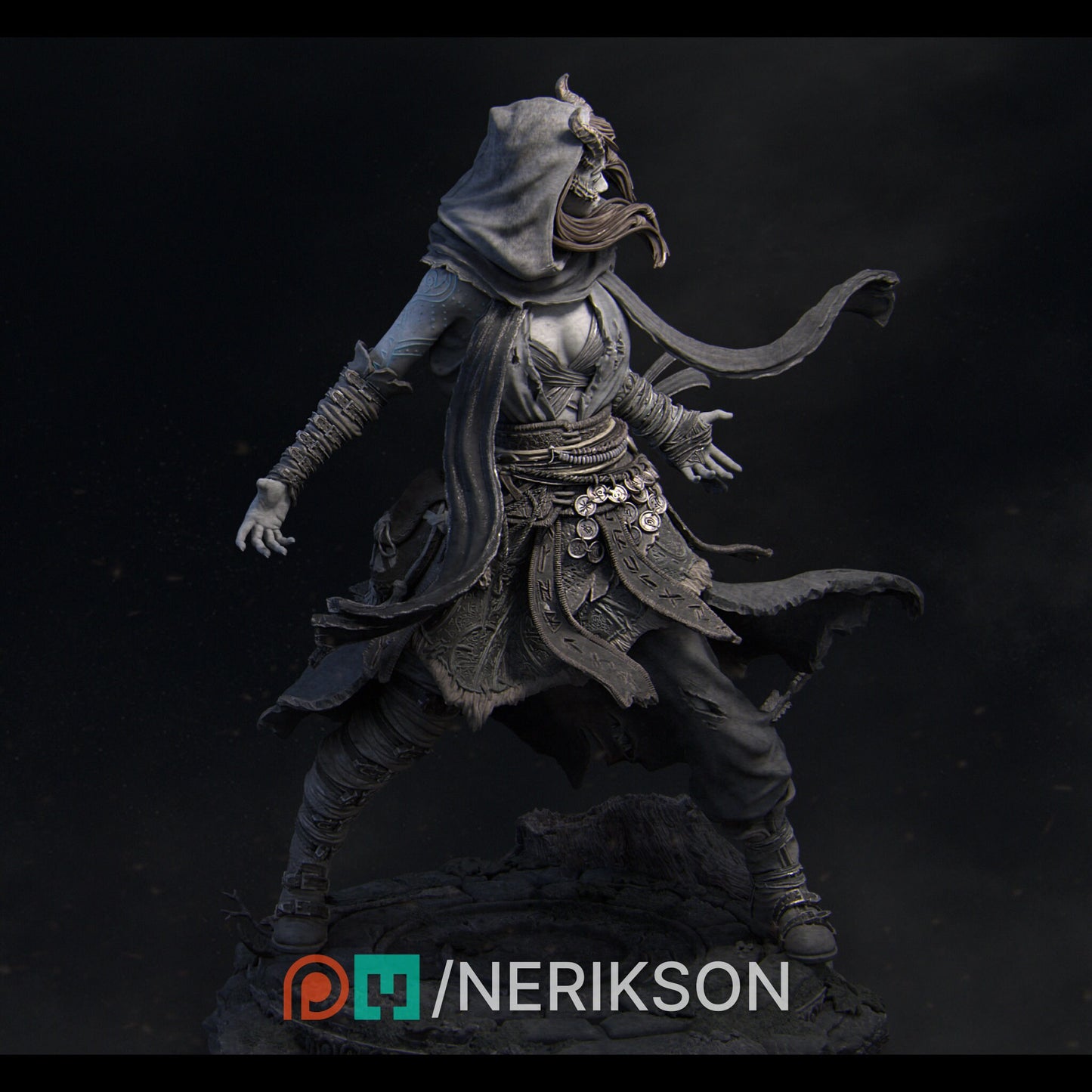 Rowenna the Wild Sorcerer | Aussie 3D Printed Miniatures and Terrain