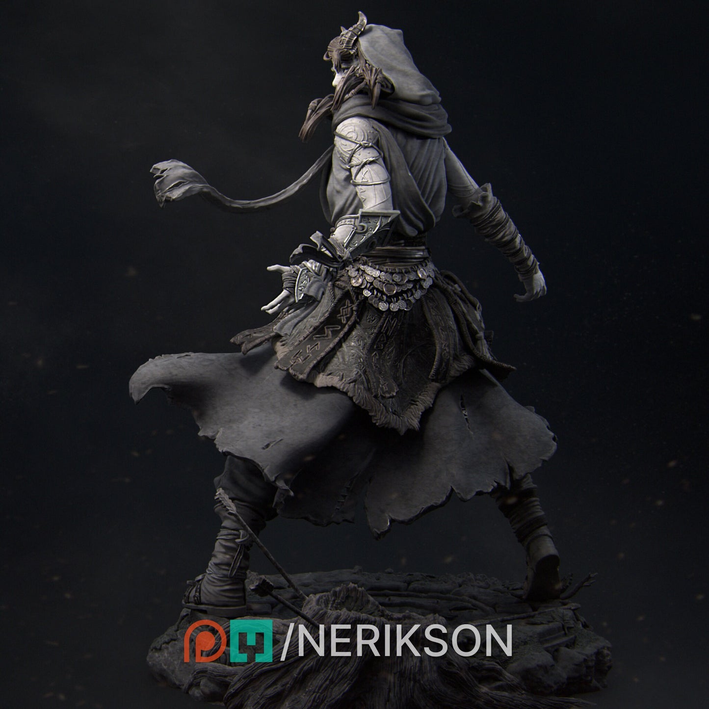Rowenna the Wild Sorcerer | Aussie 3D Printed Miniatures and Terrain