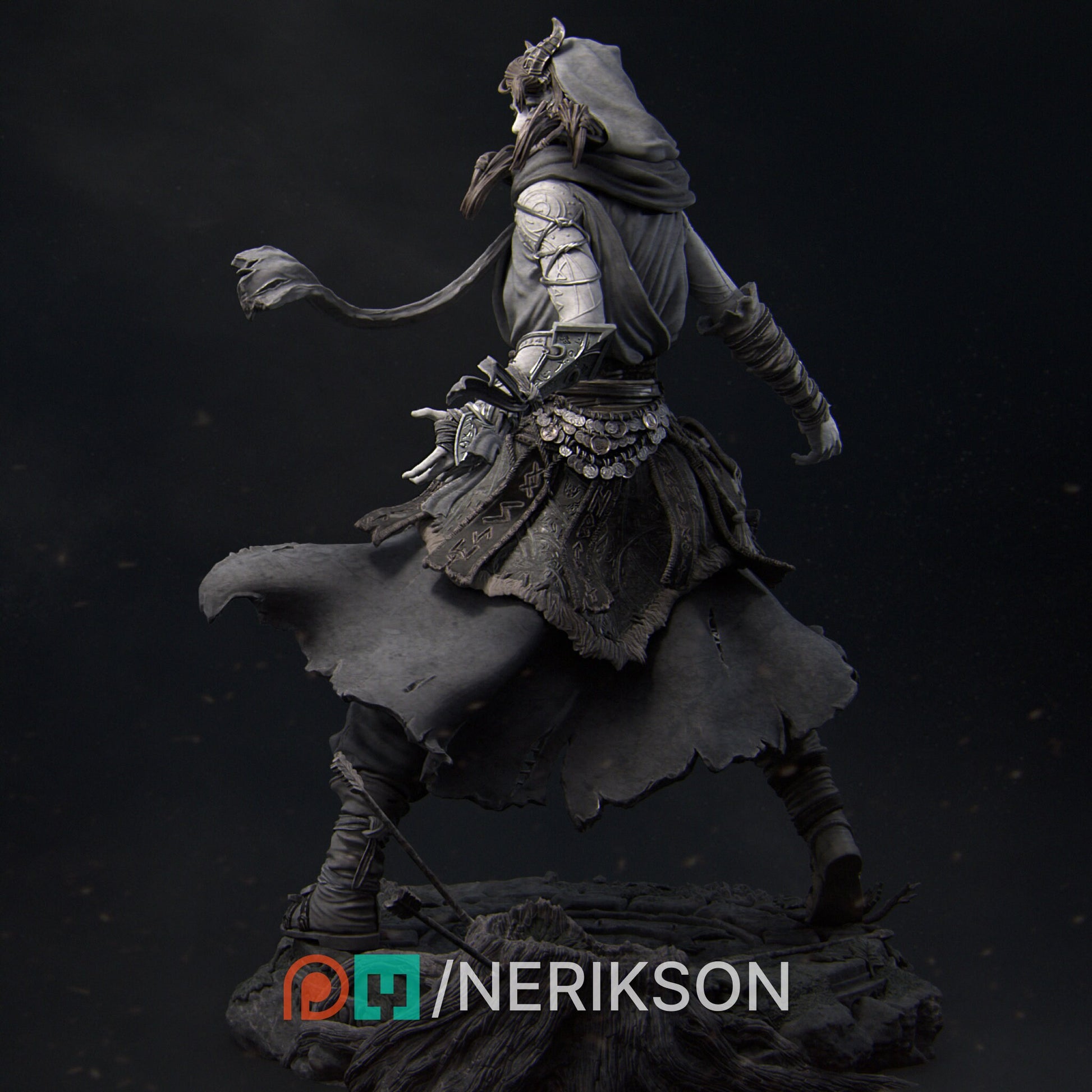 Rowenna the Wild Sorcerer | Aussie 3D Printed Miniatures and Terrain