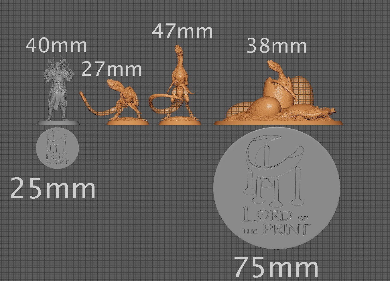 Vouivre Baby | Aussie 3D Printed Miniatures and Terrain