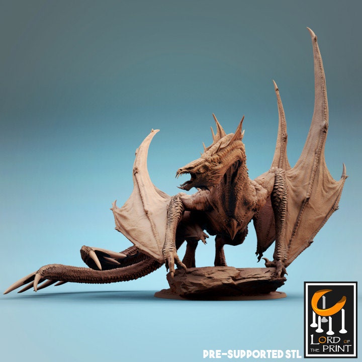 Vouivre Matriarch | Aussie 3D Printed Miniatures and Terrain