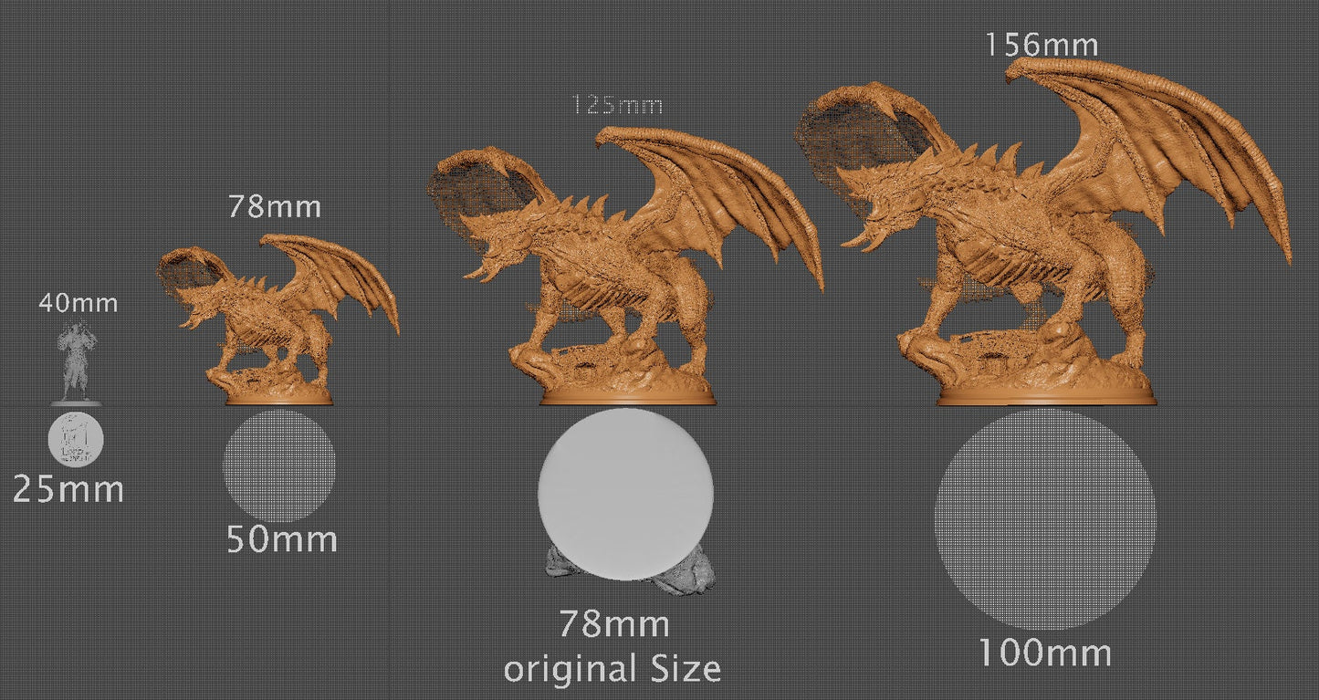 Kaiju Dragon | Aussie 3D Printed Miniatures and Terrain