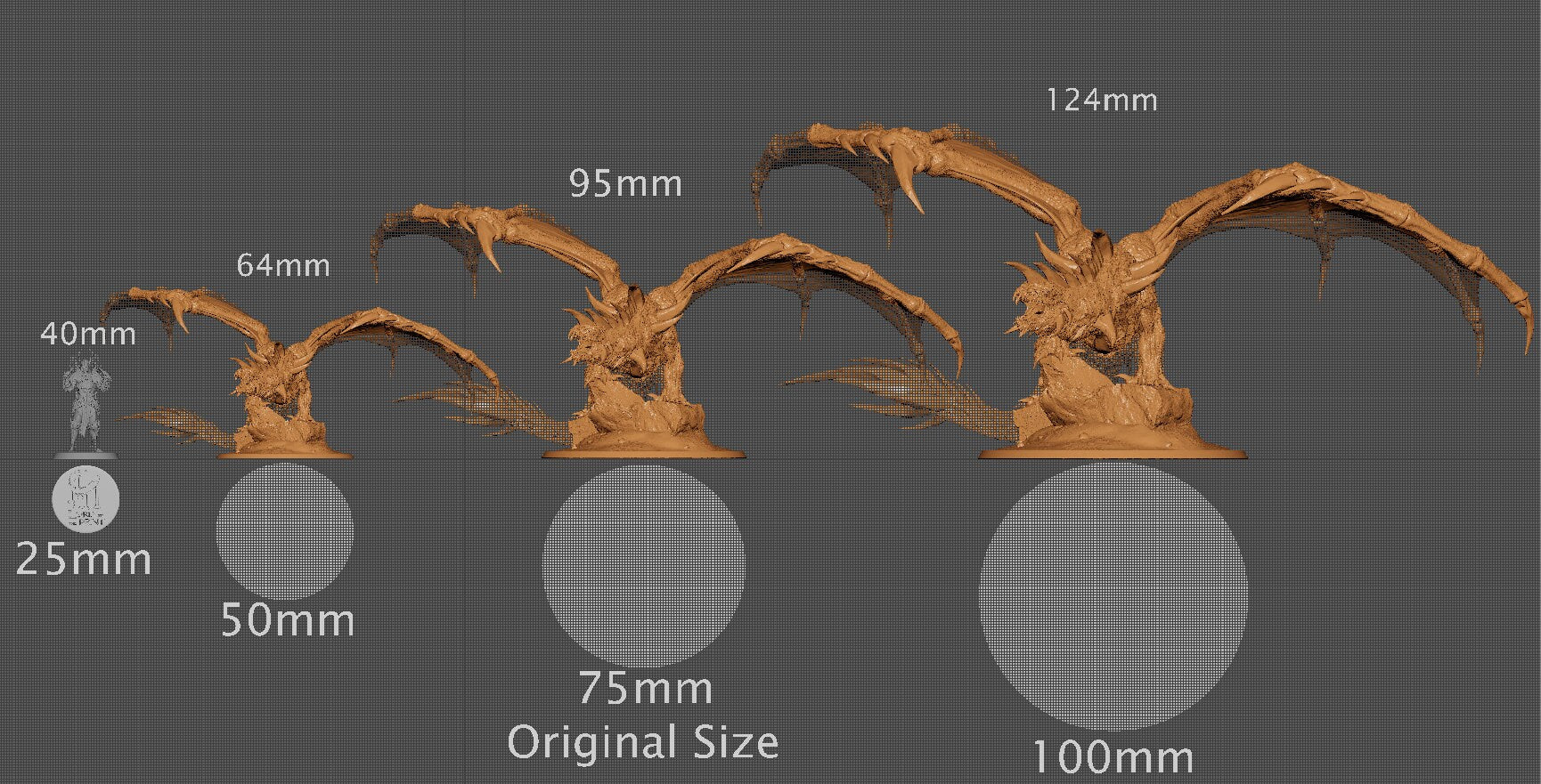 Young Crystal Dragon | Aussie 3D Printed Miniatures and Terrain