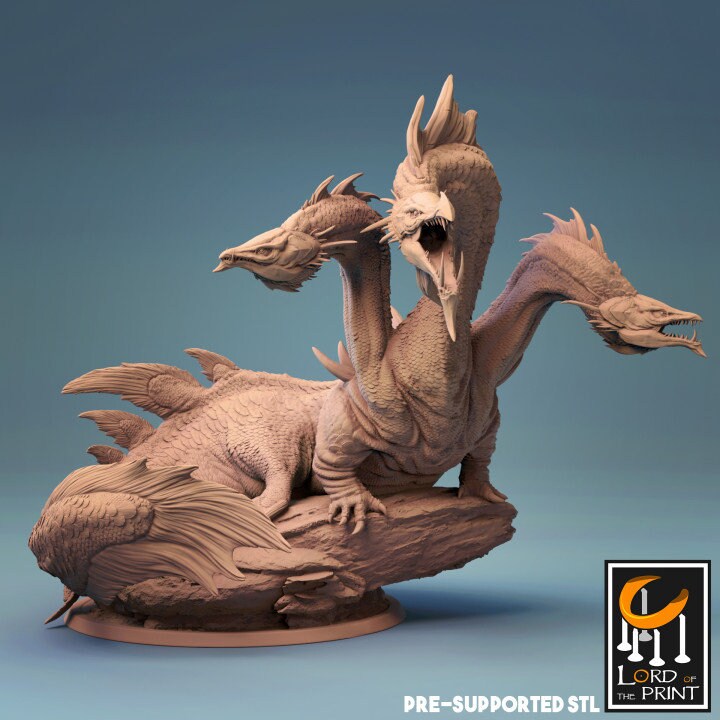 Eel Hydra | Aussie 3D Printed Miniatures and Terrain