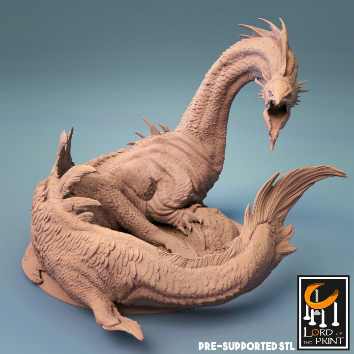 Eel Drakes | Aussie 3D Printed Miniatures and Terrain