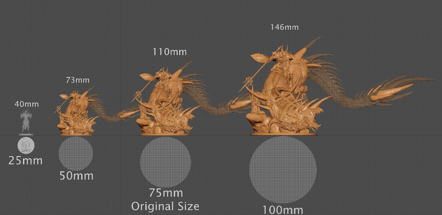 Crystal Drake Mounted | Aussie 3D Printed Miniatures and Terrain
