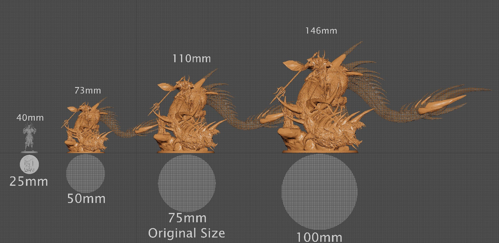 Crystal Drake Mounted | Aussie 3D Printed Miniatures and Terrain