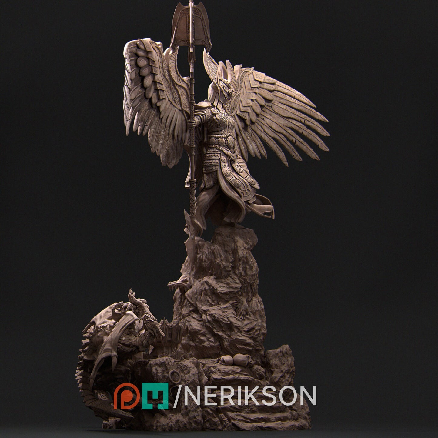 Revna Statue, Valkyrie | Aussie 3D Printed Miniatures and Terrain