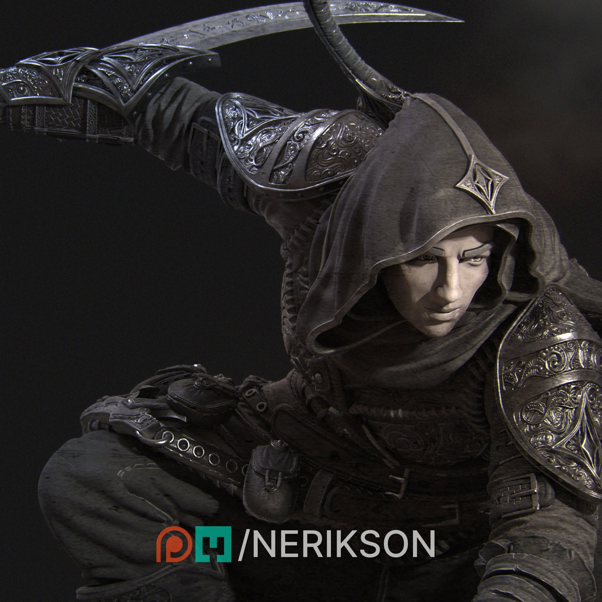 Nasir, Assassin | Aussie 3D Printed Miniatures and Terrain
