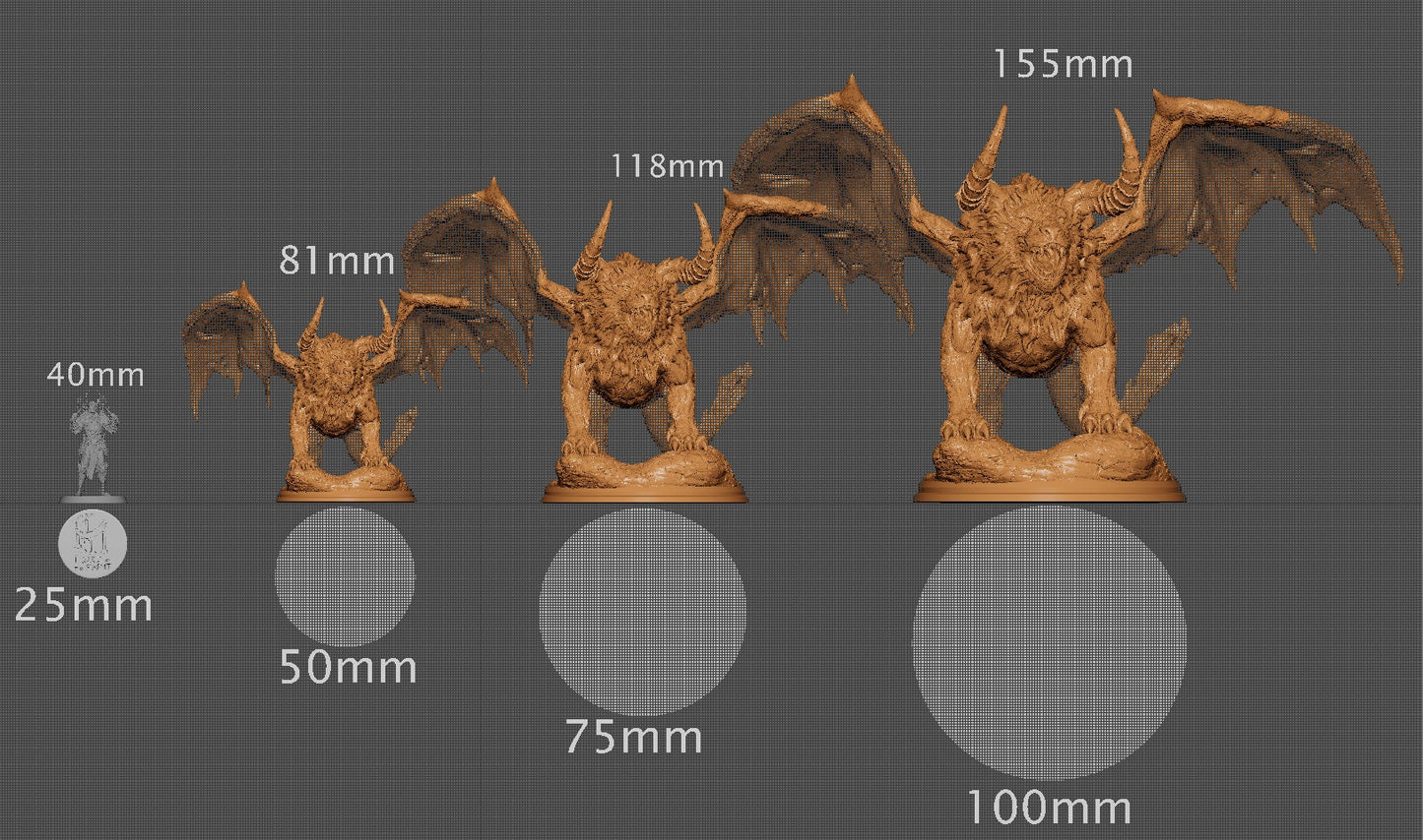 Manticore | Aussie 3D Printed Miniatures and Terrain