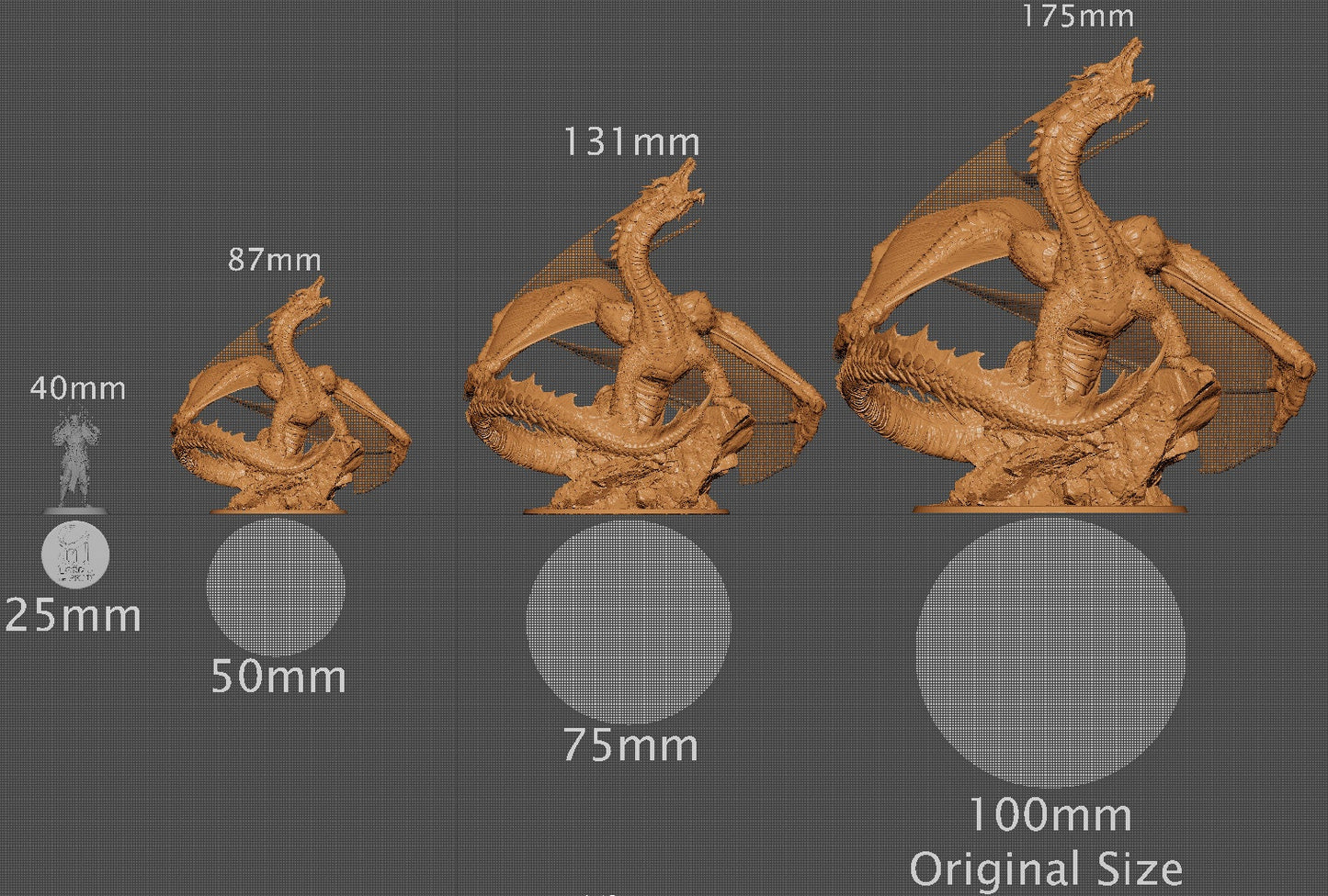 Adult Brine Dragon | Aussie 3D Printed Miniatures and Terrain