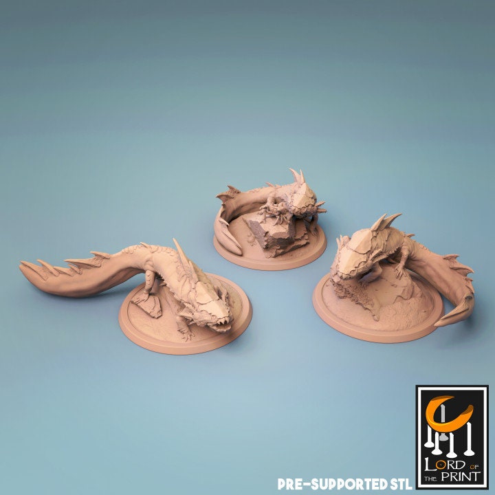 Placurdo, Axolotl | Aussie 3D Printed Miniatures and Terrain