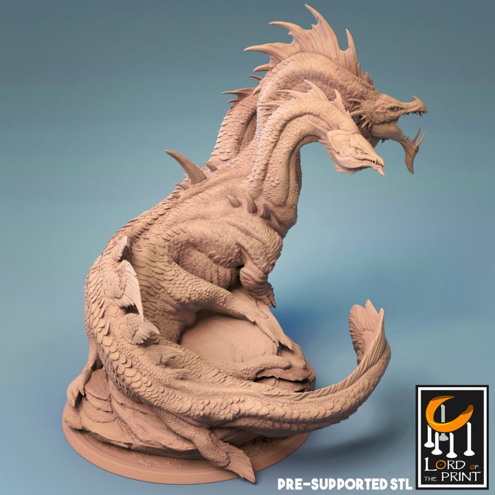 Eel Hydra | Aussie 3D Printed Miniatures and Terrain