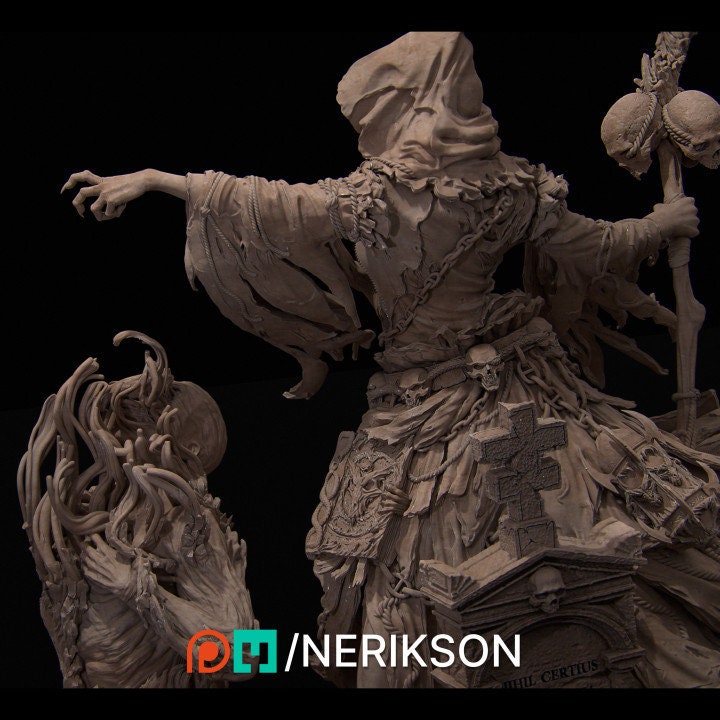 The Grim Reaper, Statue | Aussie 3D Printed Miniatures and Terrain