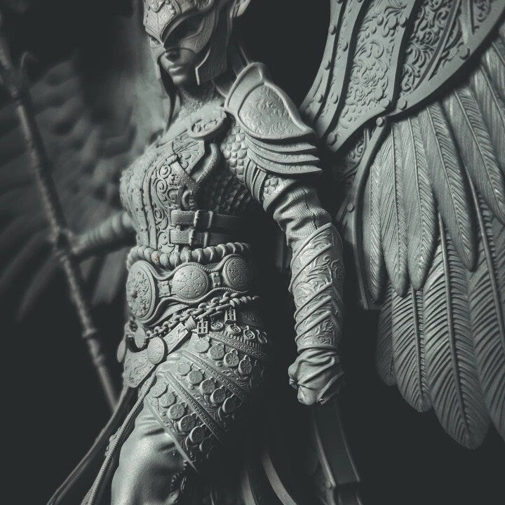 Revna the Valkyrie | Aussie 3D Printed Miniatures and Terrain