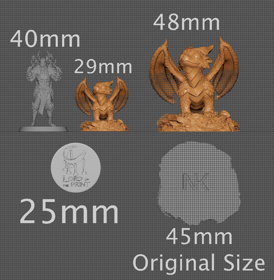 Kaida the Dragon, Certified good boy | Aussie 3D Printed Miniatures and Terrain