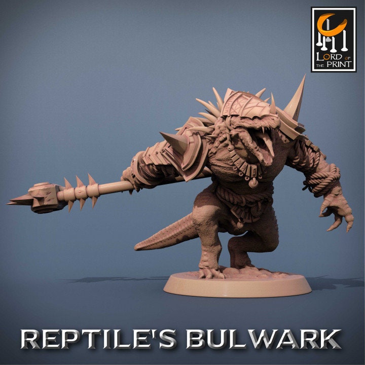 Lizardman Soldiers Pack 2 | Aussie 3D Printed Miniatures and Terrain