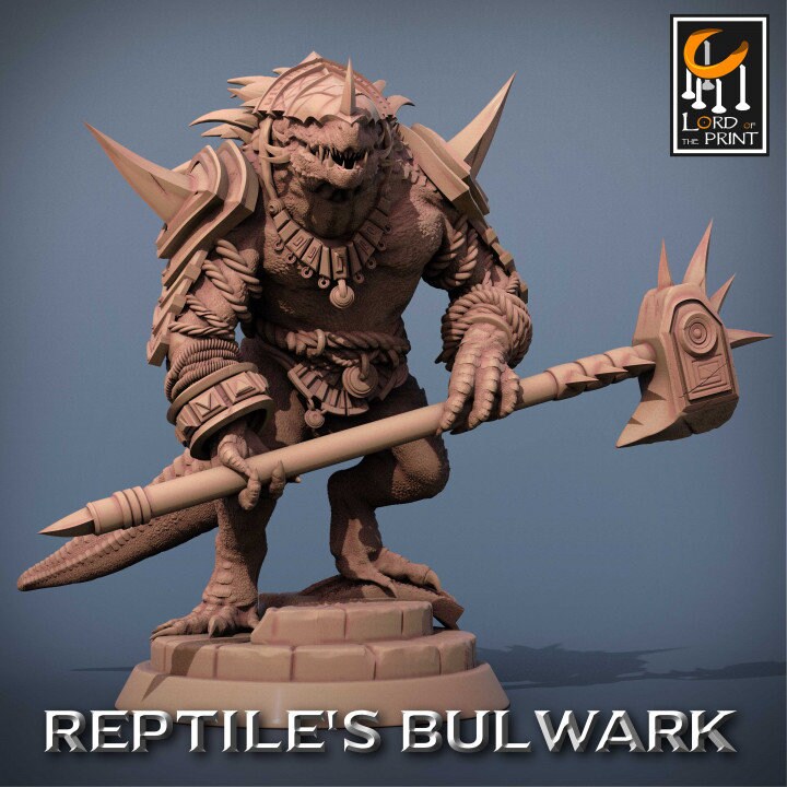 Lizardman Soldiers Pack 2 | Aussie 3D Printed Miniatures and Terrain