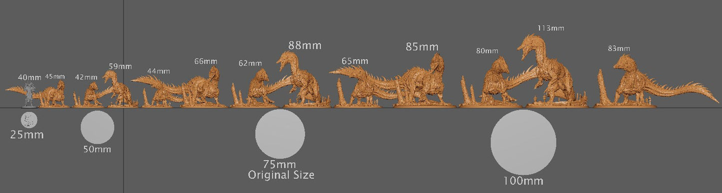 Riding Lizard | Aussie 3D Printed Miniatures and Terrain