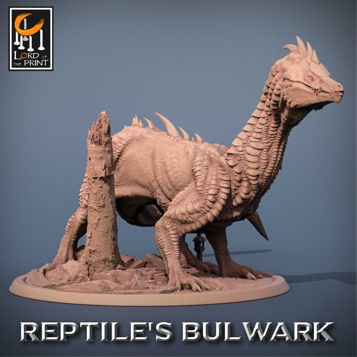 Riding Lizard | Aussie 3D Printed Miniatures and Terrain