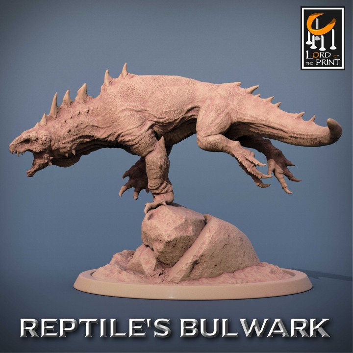 Crested Varan Pack | Aussie 3D Printed Miniatures and Terrain