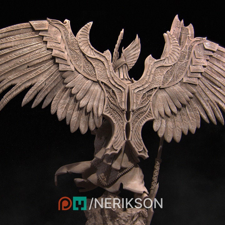 Revna the Valkyrie | Aussie 3D Printed Miniatures and Terrain