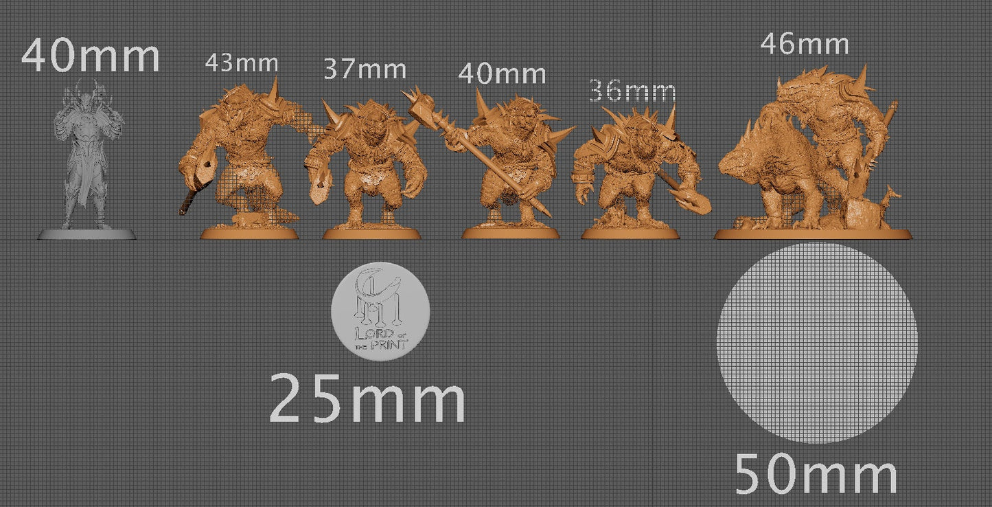 Lizardman Soldiers Pack 1 | Aussie 3D Printed Miniatures and Terrain