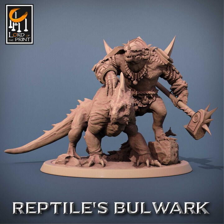 Lizardman Soldiers Pack 1 | Aussie 3D Printed Miniatures and Terrain