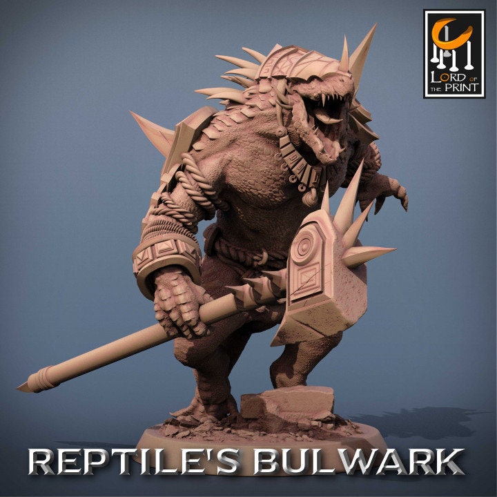 Lizardman Soldiers Pack 1 | Aussie 3D Printed Miniatures and Terrain