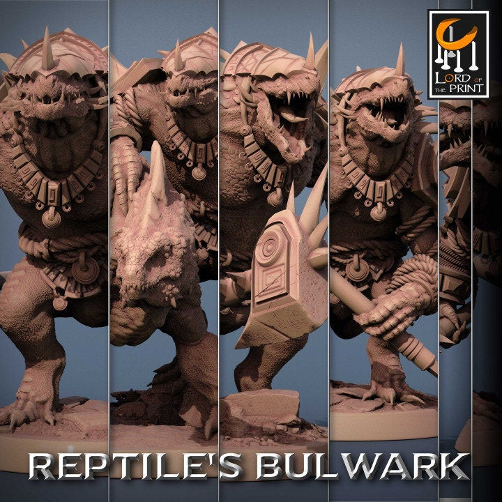 Lizardman Soldiers Pack 1 | Aussie 3D Printed Miniatures and Terrain
