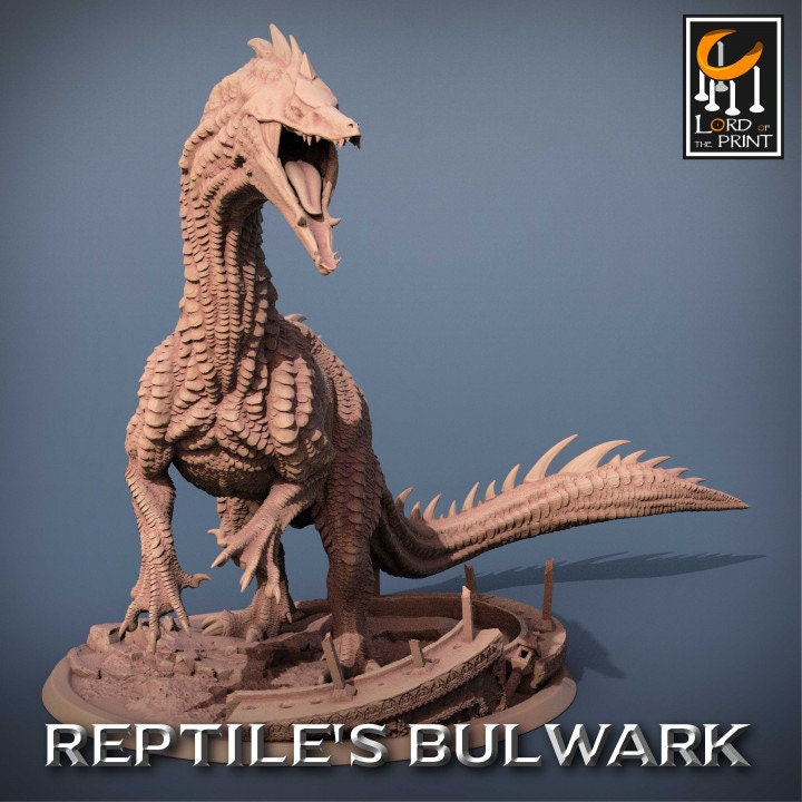 Riding Lizard | Aussie 3D Printed Miniatures and Terrain