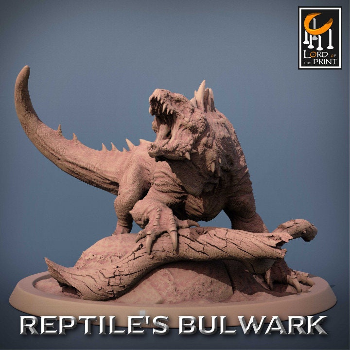Crested Varan Pack | Aussie 3D Printed Miniatures and Terrain