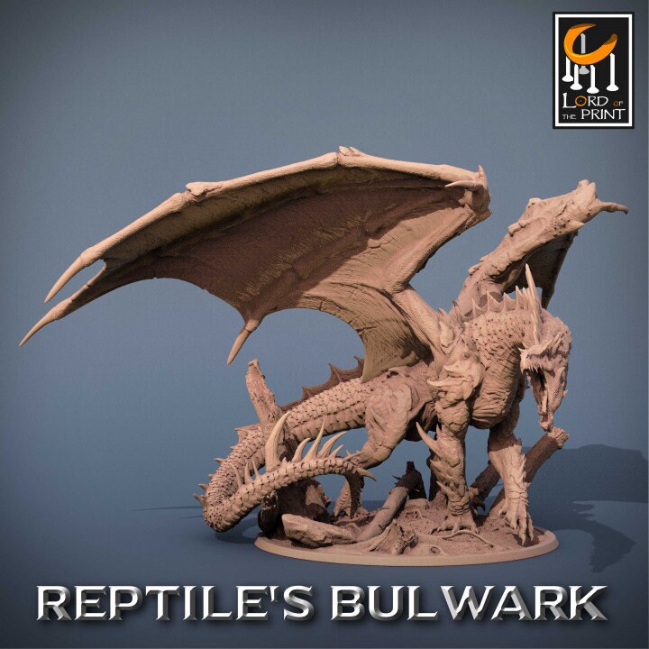 Legendary Apex Green Dragon | Aussie 3D Printed Miniatures and Terrain
