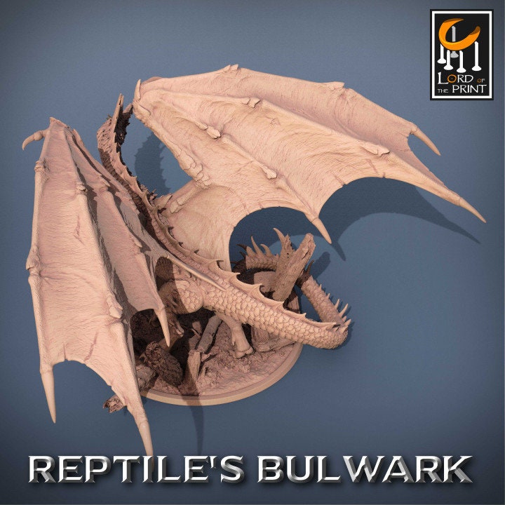 Legendary Apex Green Dragon | Aussie 3D Printed Miniatures and Terrain