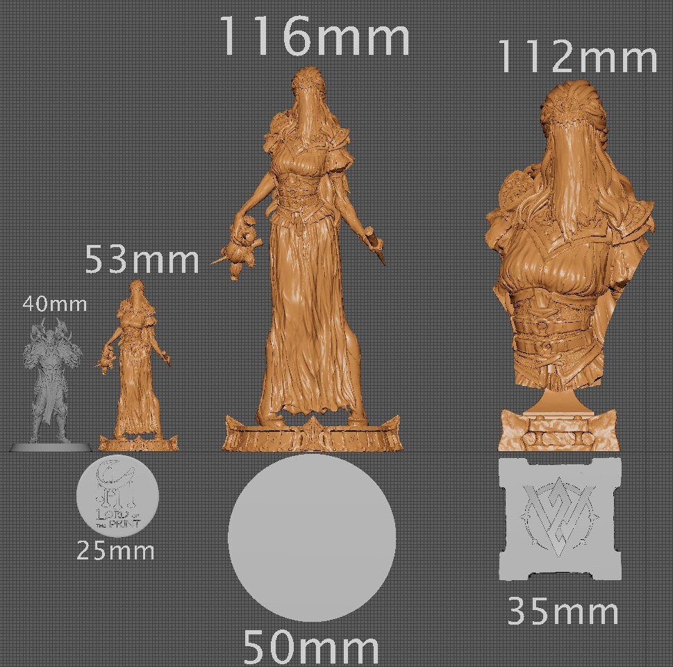 The Faceless Nursemaid | Aussie 3D Printed Miniatures and Terrain