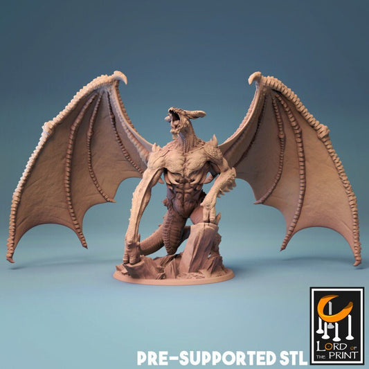 Bat Dragon | Aussie 3D Printed Miniatures and Terrain