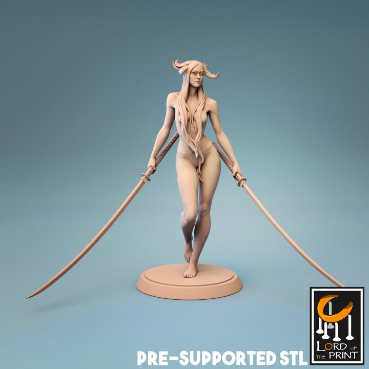 Succubus, 2 Poses | Aussie 3D Printed Miniatures and Terrain
