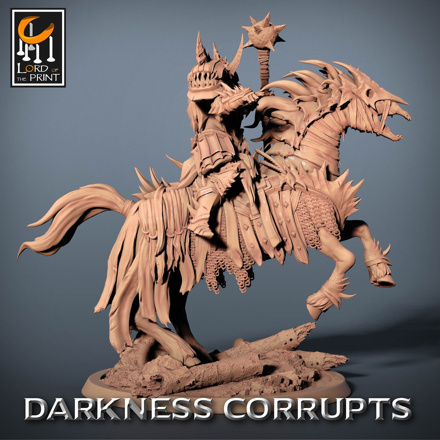 Corrupted Riders, 5 poses, P1 | Aussie 3D Printed Miniatures and Terrain