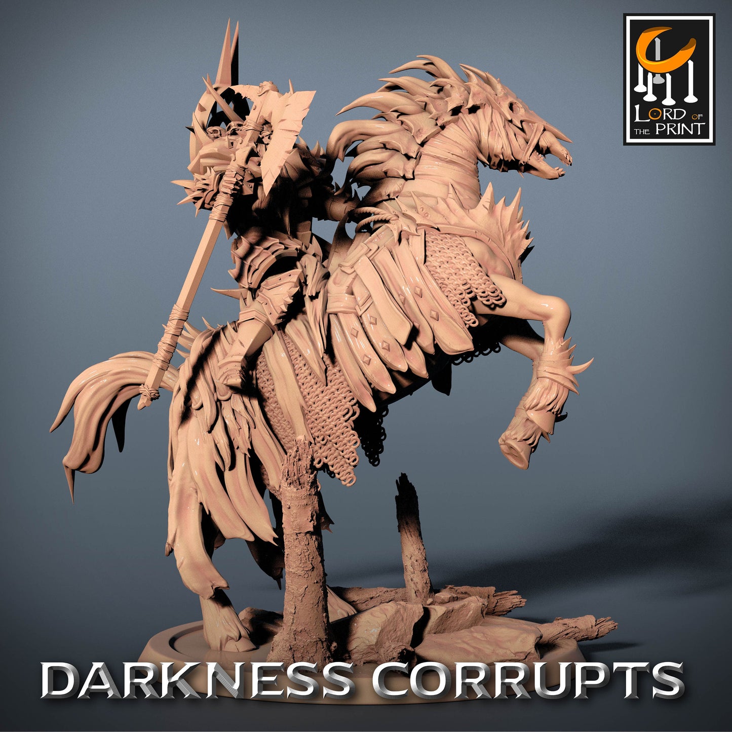 Corrupted Riders, 5 poses, P2 | Aussie 3D Printed Miniatures and Terrain
