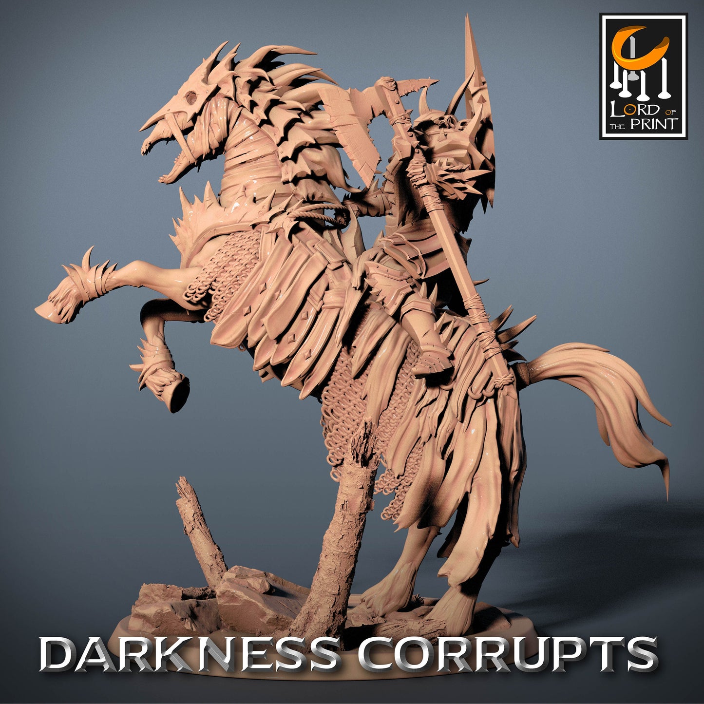 Corrupted Riders, 5 poses, P2 | Aussie 3D Printed Miniatures and Terrain